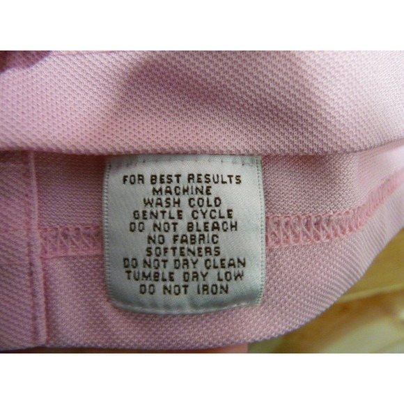 Peter Millar Summer Comfort Polo Shirt‎ Mens XL Pink 3 Button Front Polyester - Picture 6 of 9